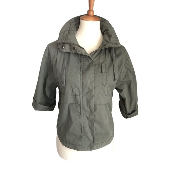 Urban Outfitters Ecote Women's XS Green Classic Military Utility Jacket (flaw) - Picture 1 of 12